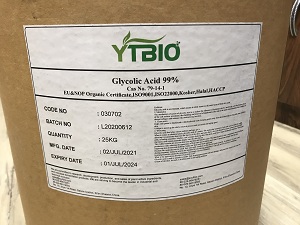  پودر گلیکولیک اسید 25 کیلویی چین Glycolic acid